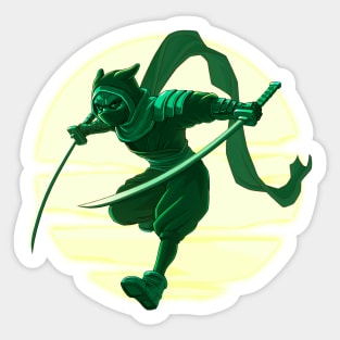 NINJA ATTACK Sticker